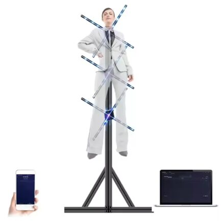 Proiettore Olografico Rotante Ologrammi 3D HD Display Pubblicitario con staffe incluse - immagine 5