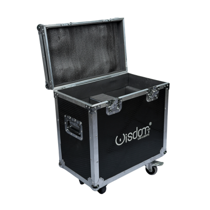 Kit supporto stativo base gravity con coppia mini Liunar Beam 230 completo di flight case - immagine 2