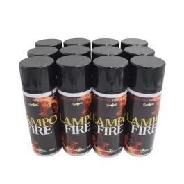 Kit 12 Bombolette Lampo Fire Machine da 400ml per ricarica macchina del fuoco