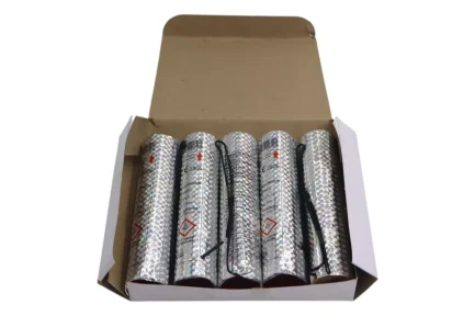 Kit 5 Fontane Pirotecniche Fountain Silver altezza 3 metri 60 secondi wedding