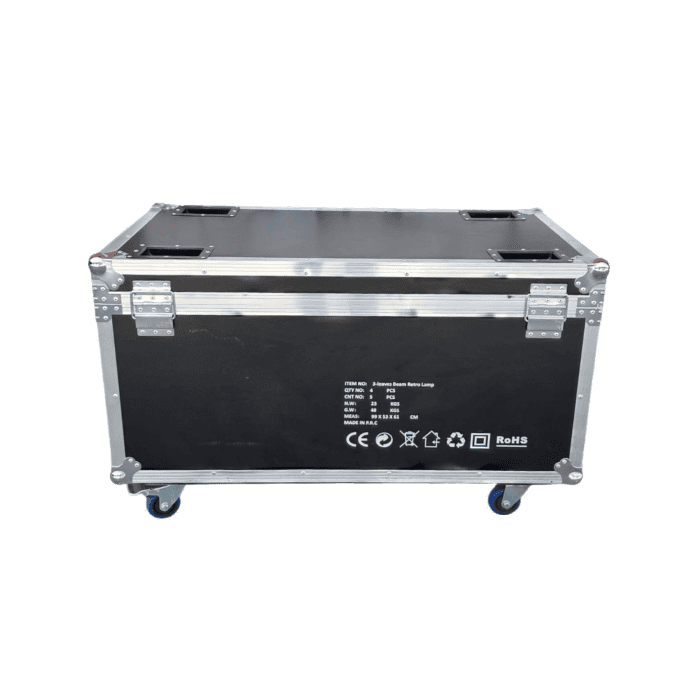 Baule FlightCase VUOTO Multi Uso Di Luci e Cavi Per Lo Spettacolo 2