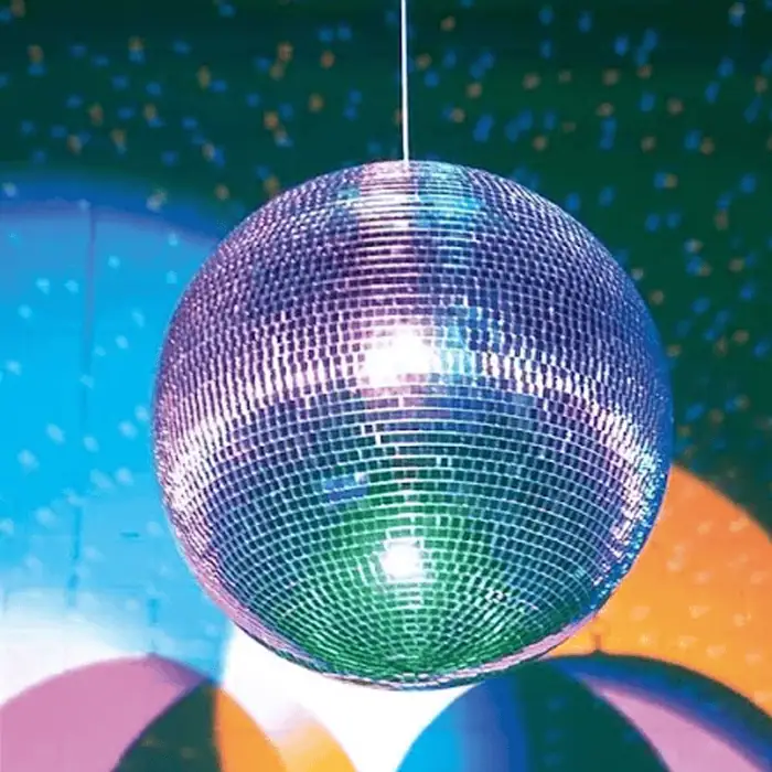 Sfera a specchio MirrorBall 100cm di diametro con occhiello di sicurezza motore non incluso 1