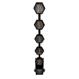 4 Port Flower Linear 6x60W RGB Retrò Lamp Light Prodotto Usato B-STOCK