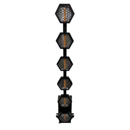 4 Port Flower Linear 6x60W RGB Retrò Lamp Light Prodotto Usato B-STOCK