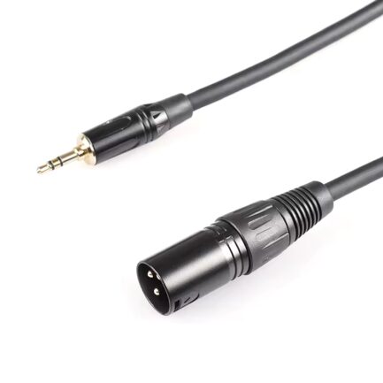 Cavo connessione audio mini jack bilanciato xlr da 1,5 metri - immagine 2