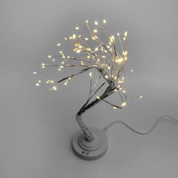 Alberello Luminosa 108 Mini LED Acceso Luce Calda