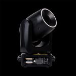 Testa Mobile Laser + LED 2W su Sfondo Nero