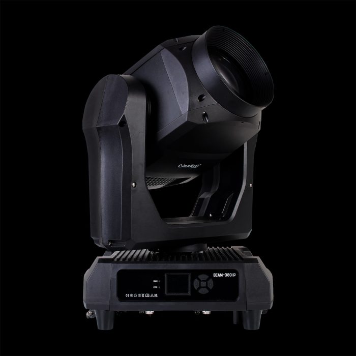 Testa Mobile Mini Sharpy 380 IP65 su Sfondo Nero