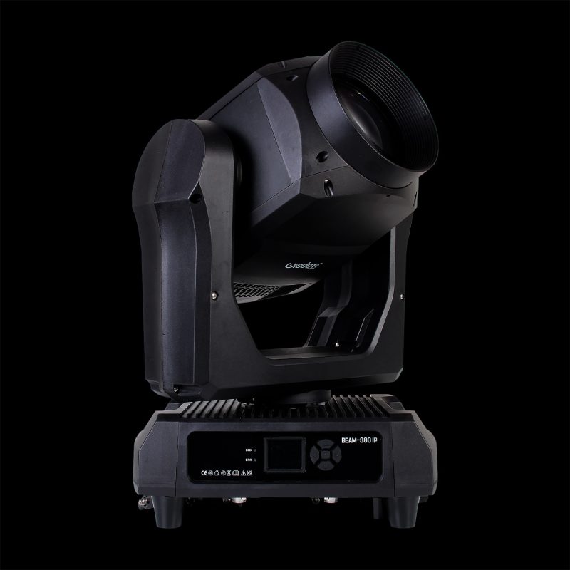 Testa Mobile Mini Sharpy 380 IP65 su Sfondo Nero