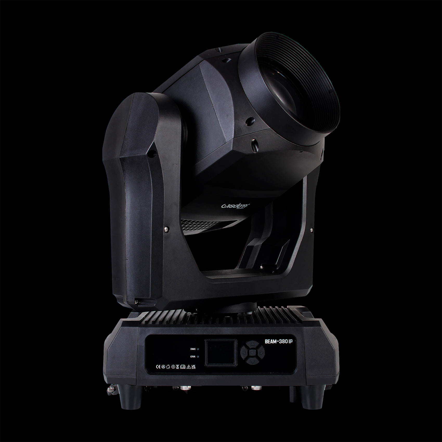 Testa_Mobile_Mini_Turtle_380_IP65 Testa Mobile Turtle Waterproof 380W IP65 su Sfondo Nero