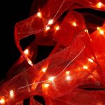 nastro rosso con luce LED calda xc-3210