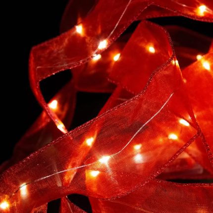 nastro rosso con luce LED calda xc-3210