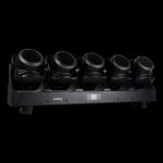 Barra LED Motorizzata Professionale su Sfondo Nero