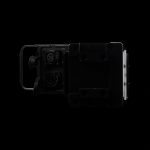 Barra LED Professionale IP66 RGBW in Prospettiva Laterale su Sfondo Nero