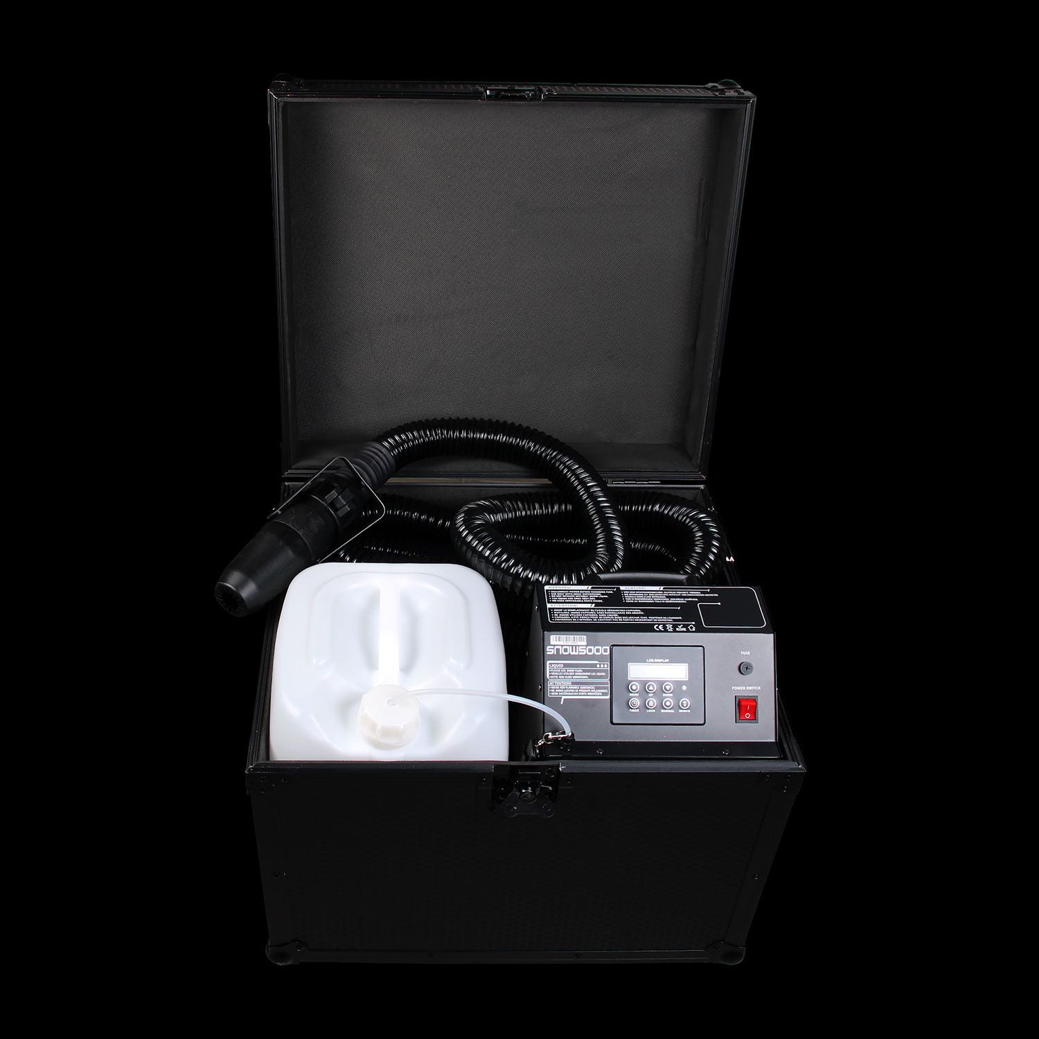 Macchina_della_Neve_Artificiale Macchina della Neve Professionale su Sfondo Nero