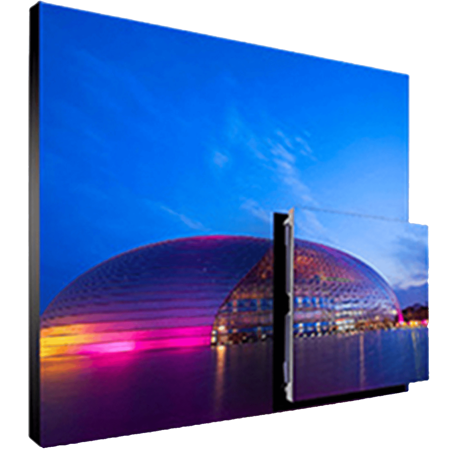Pantalla LED WALL 4×3 m2 Exterior P3.91 Pantalla Maxi con 48 paneles Procesador 50x50cm