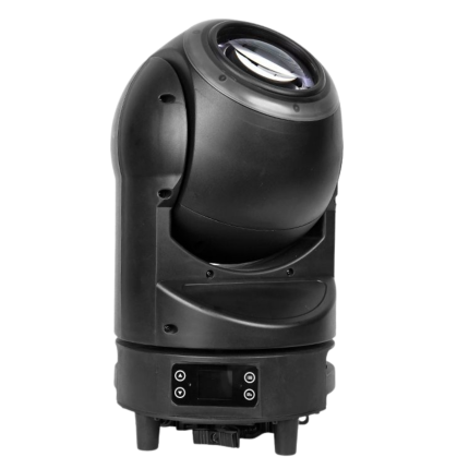 Laser Beam, cabezal móvil LED Magic Point de 120 W, RGB-L, IP65, con haz de luz proyectado, zoom de 3° a 30°, control de píxeles, rotación infinita y DMX para eventos en vivo, conciertos, escenarios profesionales e instalaciones exteriores de alto rendimiento.