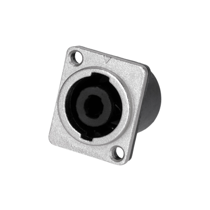 Connettore Speakon 4 Poli Maschio da Pannello Compatibile speakON® con Contatti Argentati