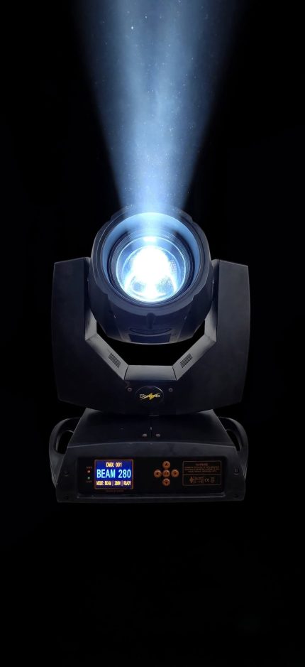 Coppia Testa Mobile BEAM 280W Lampada a scarica 10R B-Stock Usato Funzionante Con Flight Case