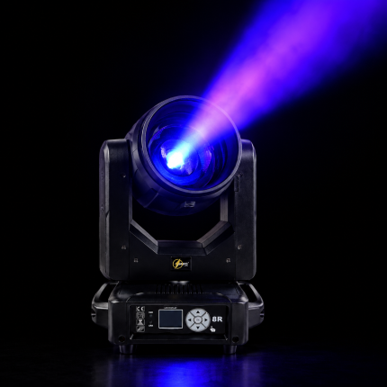 Coppia Teste Mobili Beam 8R 250W Professionali Moving Head Beam ad Alta Potenza con Gobo, Prisma e Controllo DMX per Discoteche, Concerti, Eventi Live e Service Audio Luci