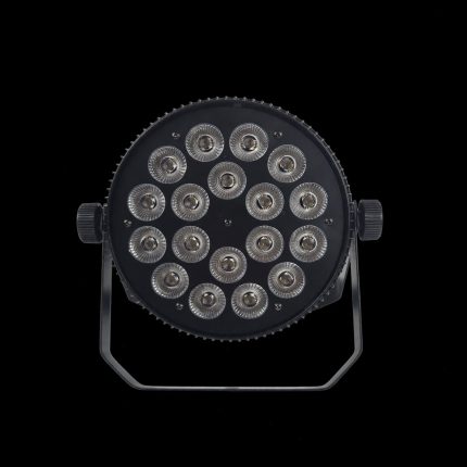 PAR LED Slim 18x12W RGBWA+UV Controllo DMX Faro LED Professionale